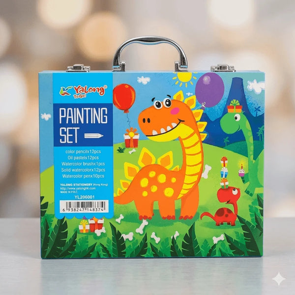 Kids Painting Art Set – 46 Pieces Drawing & Coloring Kit