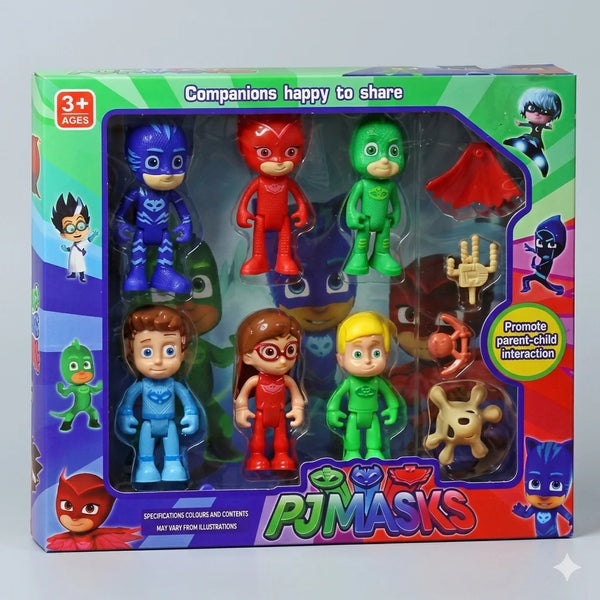 PJ Masks: Into the Night to Save the Day! - 6 Figure & Accessory Set