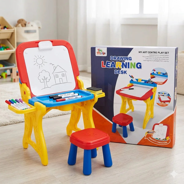 Toy Mate 2-in-1 Drawing Learning Desk – My Art Centre Play Set