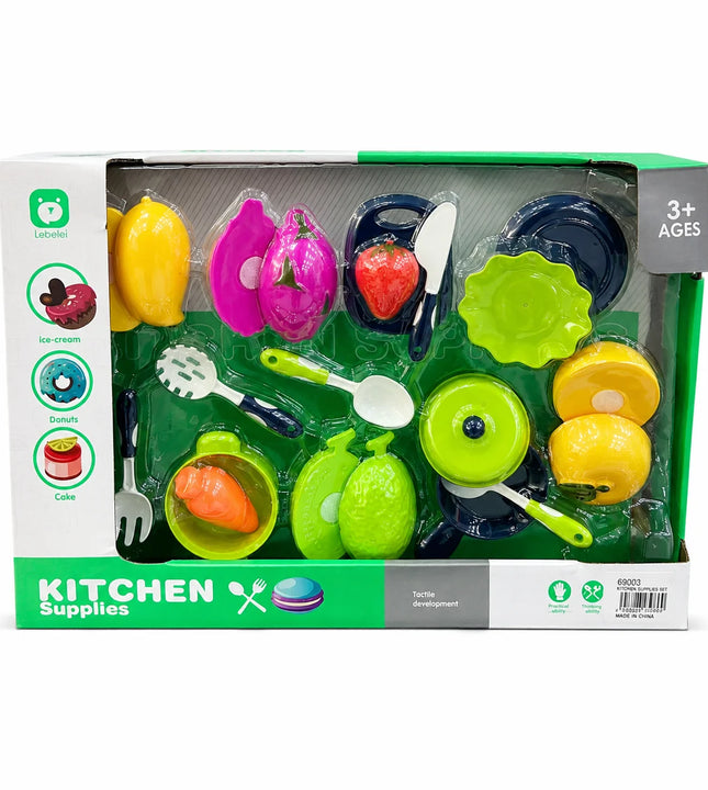 Kids Kitchen Supplies Play Set