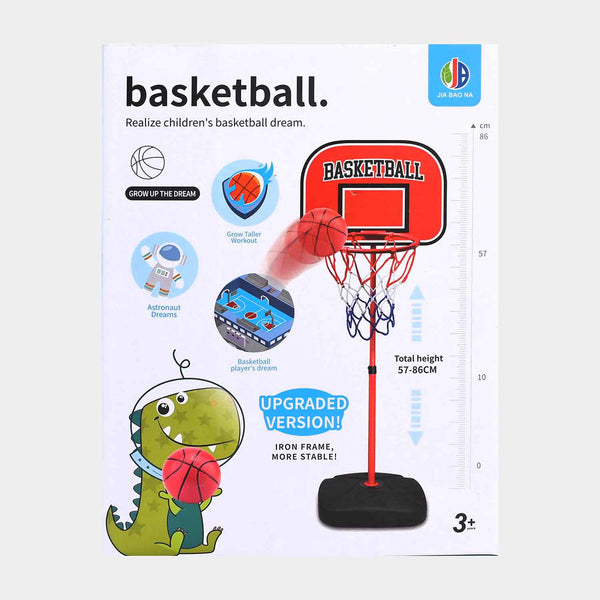 Kids Adjustable Basketball Hoop Set