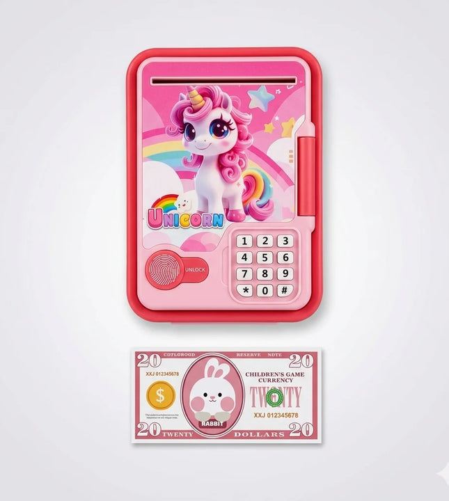 Kids Mini Password Piggy Bank Safe – Electronic Money Saving Box Toy