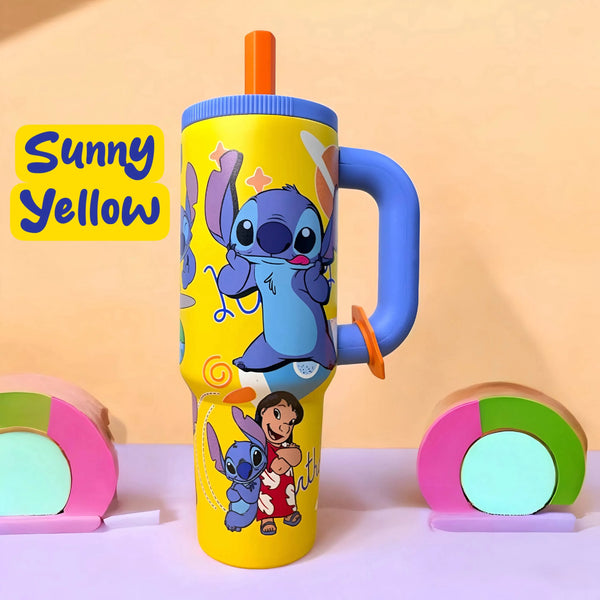 Stitch Cartoon Stainless Steel Tumbler Bottle – 1200ML