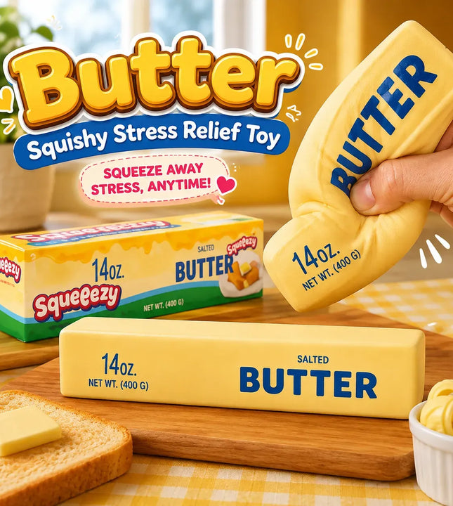 Butter Squishy Stress Relief Toy