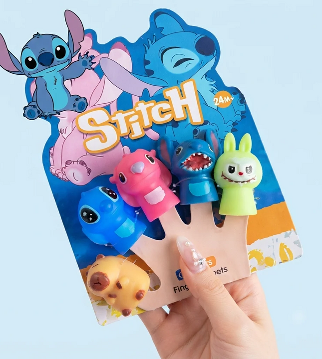 Stitch Finger Puppet Toy Set for Kids