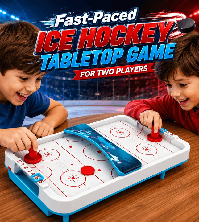 Fast-Paced Ice Hockey Tabletop Game for Two Players