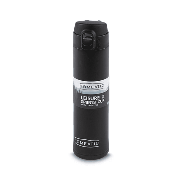 Homeatic Stainless Steel Vacuum Flask – Leisure & Sports Hot & Cold Bottle